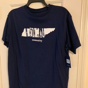 Crown & Ivy Blue Tee